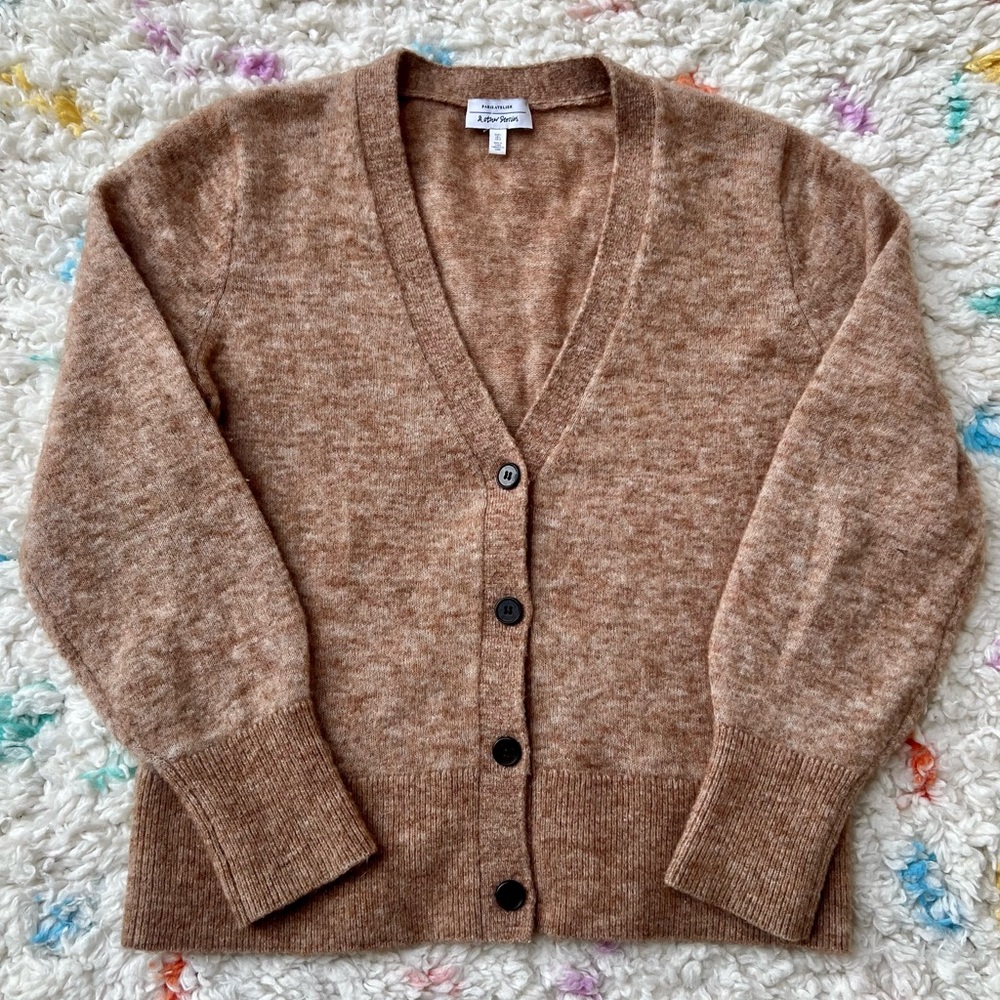 & Other Stories | Tan Mohair Wool Cardigan